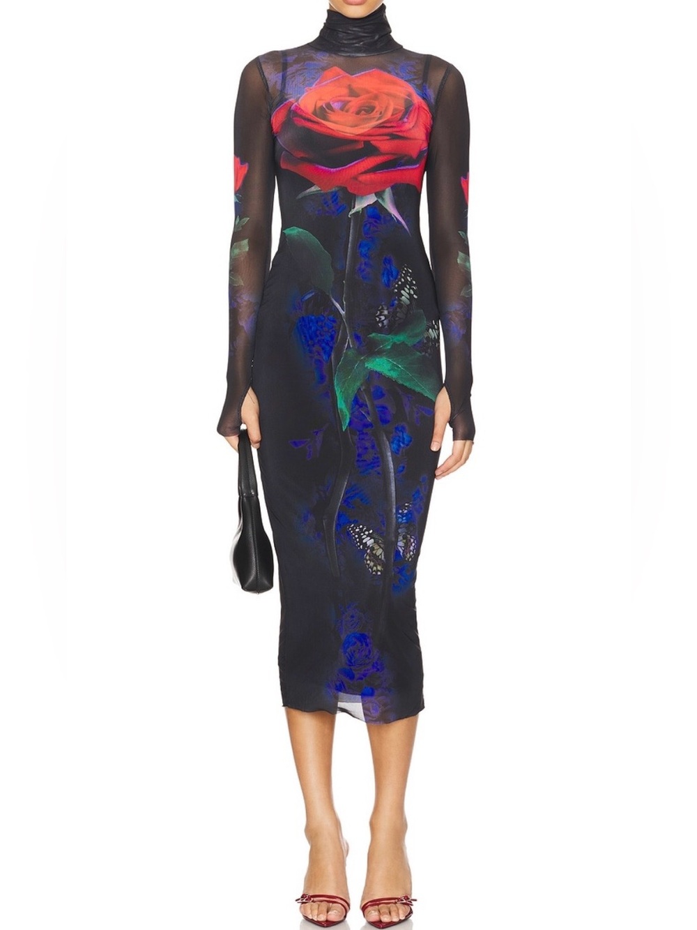 AFRM Shailene Dress Realism Rose